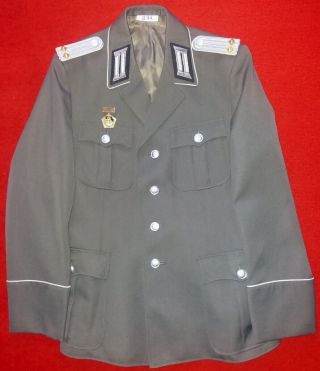 Ddr Gdr Nva East Germany German Army Officer Uniform Tunic Jacket