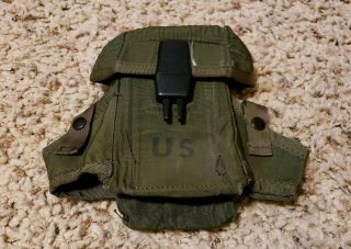 Us Military Army Od Small Arms Ammo Pouch Case 3 Mag Magazines