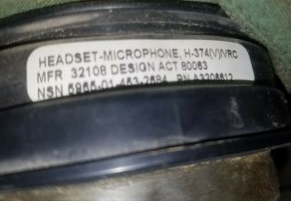 US Army Tankers Padded Helmet Insert With Bose Headphones Large 7