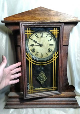Antique Grandfather Clock Antique Mantel Clock Antique Grandmother Clock