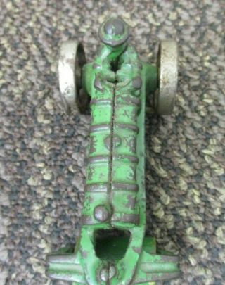 VINTAGE 1920 ' s A.  C.  WILLIAMS GREEN CAST IRON STEAM ROLLER 5