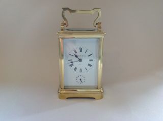 Antique French Carriage Clock With Alarm Function