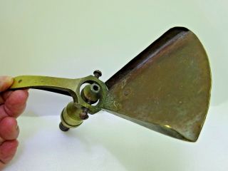 Old Brass Garden Hose Spray Fan Head Nozzle