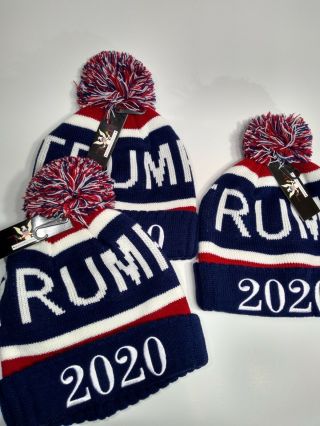 President Donald Trump 2020 Winter Ski Hat USA Colors Embroidered 2020 3