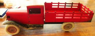 Wyandotte - Pressed Steel Stake Body Truck - 15 " Long