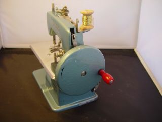 Brother Antique Toy Sewing Machine Metal Hand Crank or Battery 2