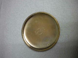 Elgin 616 Open Face Pocket Watch 1950,  17 Jewels 10k Rolled Plated Gold Part/R 5