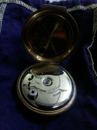 AMC Cesar Renfer Abrecht Breuet Vintage Swiss Alarm Pocket Watch 1900s 3