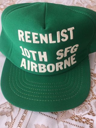 Vintage 1980,  S Army Special Forces Ball Cap.