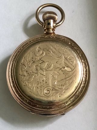 Antique Waltham Ladies’ Pocket Watch 1863 7 Jewels American Gold Filled Runs