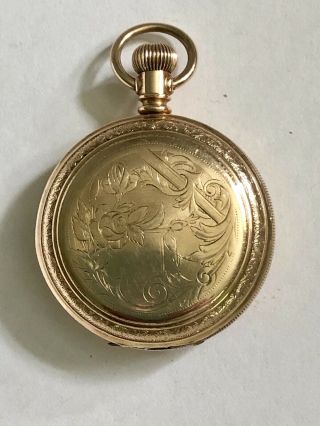 Antique Waltham Ladies’ Pocket Watch 1863 7 Jewels American Gold Filled RUNS 2