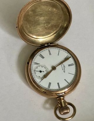 Antique Waltham Ladies’ Pocket Watch 1863 7 Jewels American Gold Filled RUNS 3
