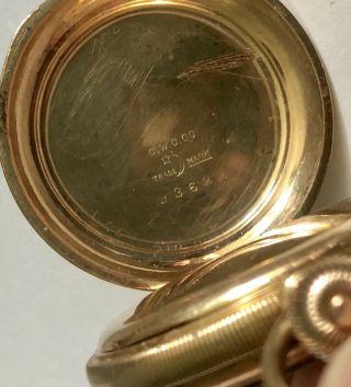 Antique Waltham Ladies’ Pocket Watch 1863 7 Jewels American Gold Filled RUNS 5