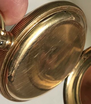 Antique Waltham Ladies’ Pocket Watch 1863 7 Jewels American Gold Filled RUNS 6