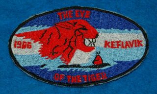 The Eye Of The Tiger 1986 Keflavik Embroidered Patch