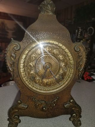 Antique 1882 Ansonia Clock Co.  York Mantle Clock Patented June 18,  1882