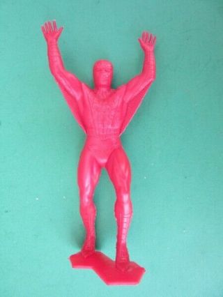 Marx 1967 Red Spider - Man 6 Inch Marvel Figure -