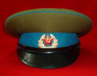 1987 Russian Soviet Air Force Soldier Parade Uniform Cap Hat Ussr