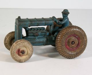 1920s Cast Iron Fordson Farm Tractor Toy In Paint By Arcade Mfg Company