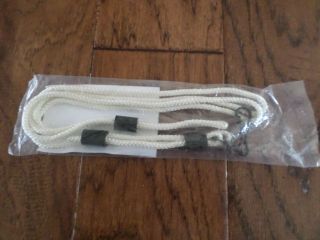 U.  S Military Issue Pistol Lanyard White Military Police Carrying Cord