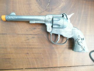 Vintage Classy Roy Rogers Die Cast Cap Pistol