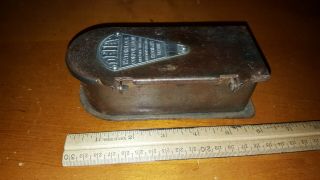 Vintage Detex Watchclock Station Box Case Key & Chain Ny Chicago Boston Atlanta