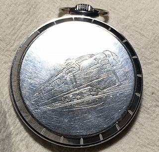 Vintage Kaltron Pocket Watch “Running” Incabolic,  17 Jewels Heavy Watch 3