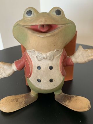 Vintage 1948 Ed Mcconnell Rempel Froggy The Gremlin Rubber Squeak Toy