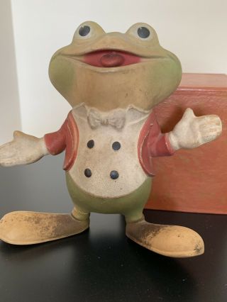 Vintage 1948 Ed Mcconnell Rempel Froggy The Gremlin Rubber Squeak Toy 2