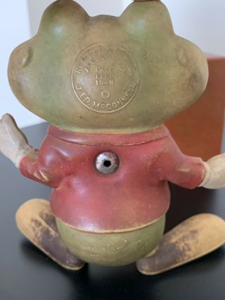 Vintage 1948 Ed Mcconnell Rempel Froggy The Gremlin Rubber Squeak Toy 4