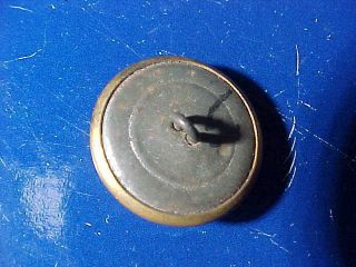 1880s GROVER CLEVELAND Brass DEMOCRATIC CLUB Uniform BUTTON w ROOSTER 2