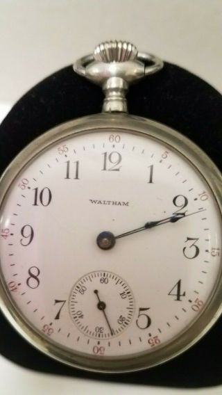 Antique American Waltham WATCH CO Pocket Watch Stem Wind unworking  _ 3 3