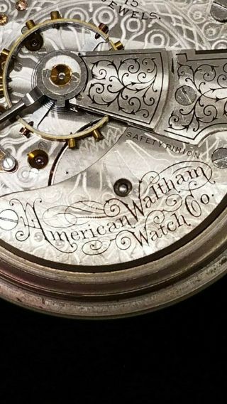 Antique American Waltham WATCH CO Pocket Watch Stem Wind unworking  _ 3 8