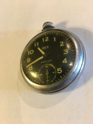 Rex “ Radium” Vintage Pocket Watch - Great