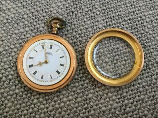 Elgin 10K Rolled Gold 7 Jewels Pocket Watch GREAT CASES Pair 6