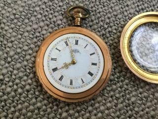 Elgin 10K Rolled Gold 7 Jewels Pocket Watch GREAT CASES Pair 7