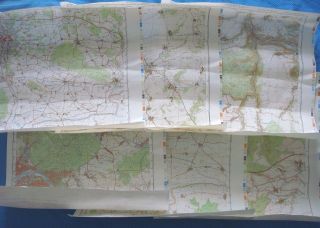 Post Wwii East German Ddr Nva Army Military Topographic Map