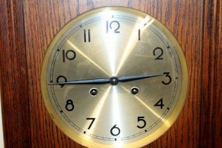 Antique Wall Clock Regulator Chimes Clock FHS 1920th Franz Hermle & Sohn 5