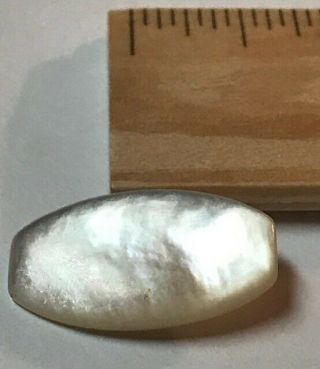 Antique Vintage Unique Shape Shell Mother Of Pearl Button 5909c