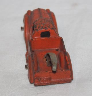 LMAS Antique Hubley 2220 Cast Iron Tow Truck Orange 5