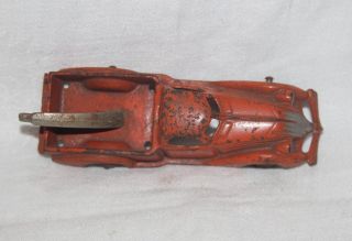 LMAS Antique Hubley 2220 Cast Iron Tow Truck Orange 6