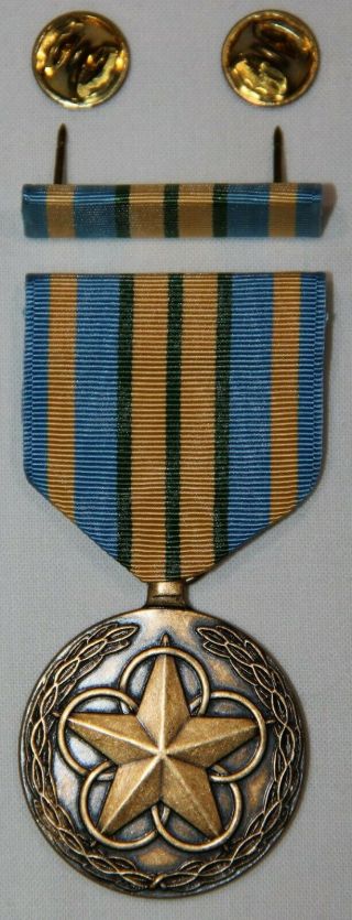 , Full Size,  Armed Forces Outstanding Volunteer Service Medal W/ Ribbon Bar