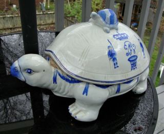 Hua Ping Tang Zhi Turtle Soup Tureen Bicentennial Revolutionary War Soldiers 4