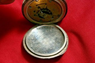 Elgin Hunter Pocket Watch 1910258 1886 Newport Case Coin Deer 7