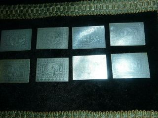 8 ANTIQUE CHINESE MOTHER OF PEARL GAMING COUNTERS 4