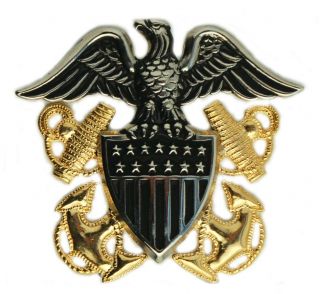 Usa Navy Officer Hat - Cap Captain Admiral Hat Metal Badge