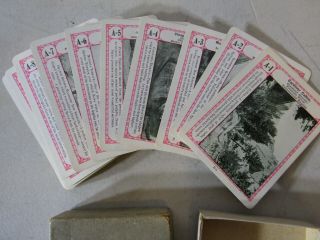 GAME OF YELLOWSTONE No.  1122 VERY EARLY GORGEOUS CARD GAME - BUFFALO 4