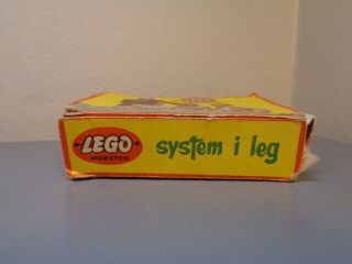 LEGO MURSTEN DENMARK VINTAGE 1950 ' S ESSO PUMP & SIGN SET No 1247 VERY RARE VG 5