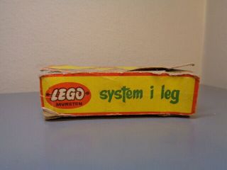 LEGO MURSTEN DENMARK VINTAGE 1950 ' S ESSO PUMP & SIGN SET No 1247 VERY RARE VG 6