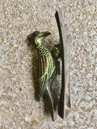 Metal Bird Woodpecker Door Knocker 3